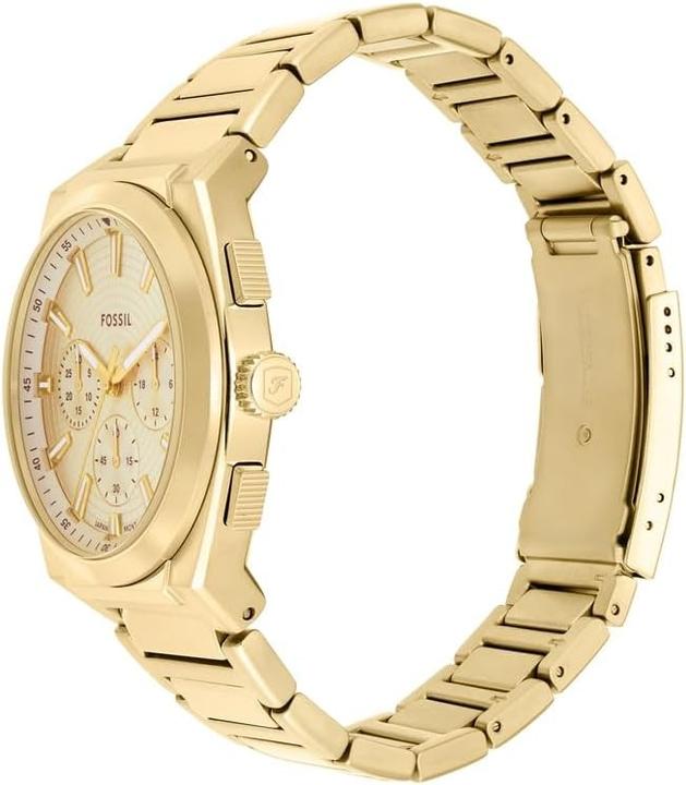 Image du produit Fossil EVERETT Heren Horloge 44 mm - Goudkleurig (Chronographe, 44 mm)
