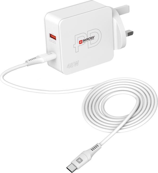 Produktbild Skross USB Netzteil Multipower 2 Pro+, UK 48 W, 5 V 9 V (48 W, 2 Ports)