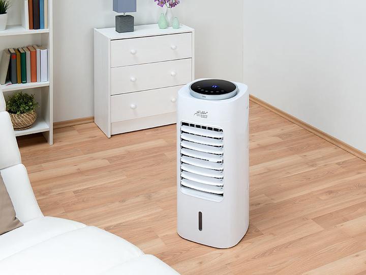 Image du produit Sichler Refroidisseur d'air 3en1, humidificateur & ionisateur, boutons tactiles, minuterie, 65 W (20 m²)