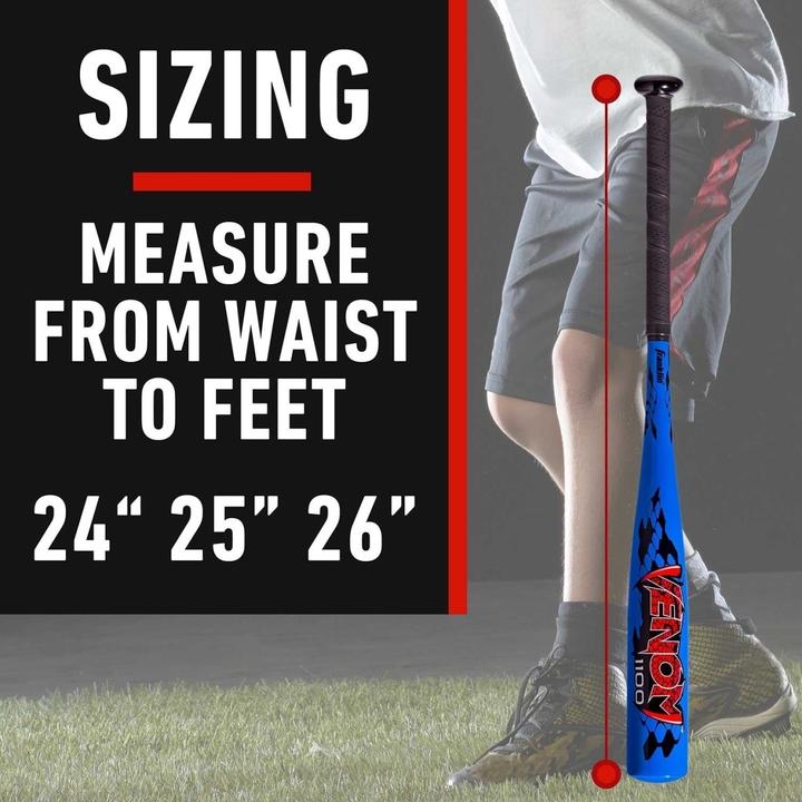 Image du produit Franklin Maillet de teeball "Venom 1100" bleu (26")