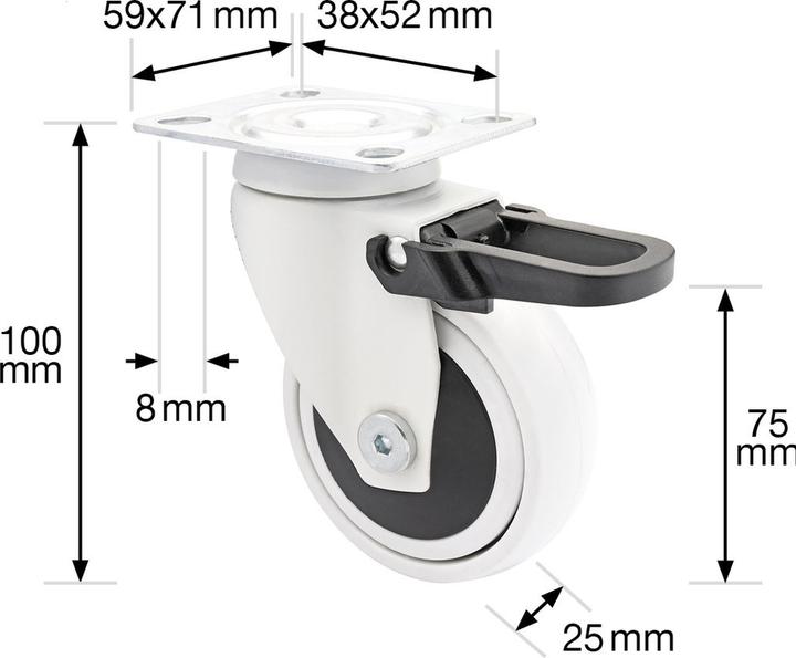 Produktbild Wagner System Lenkrollen