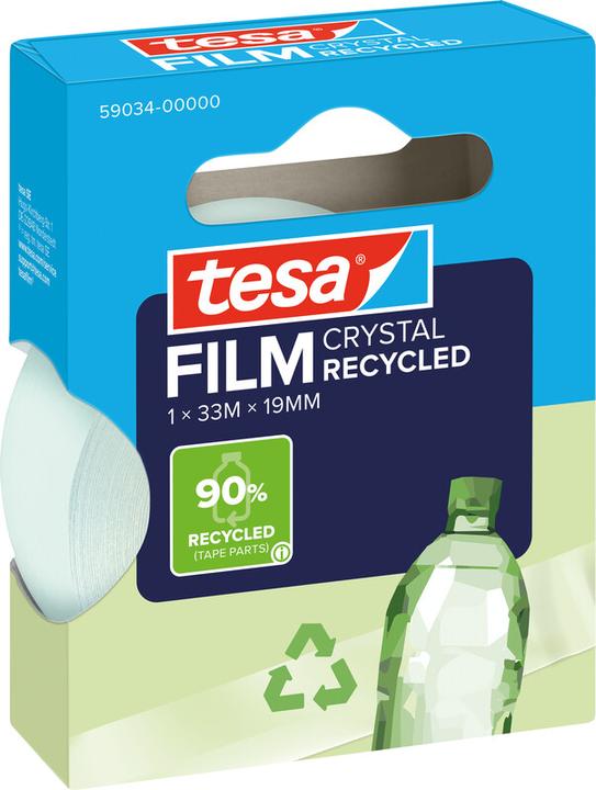 Produktbild tesa tesafilm® ECO & CRYSTAL Klebeband 33m:19mm (19 mm)