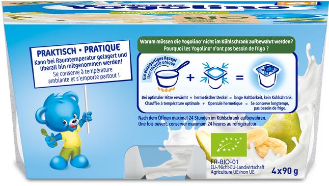 Image du produit Yogolino Bio Pear & Banana - Après 6 mois (360 g)