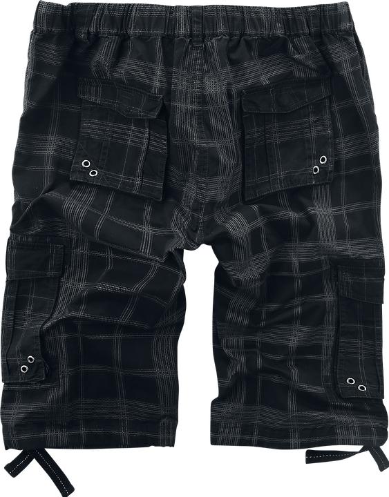 Image du produit Black Premium schwarze Shorts mit karo Muster (L)