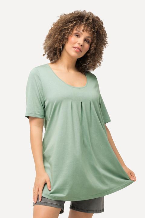 Actual product image Ulla Popken Essential Front Pleat Tee (42, 44)