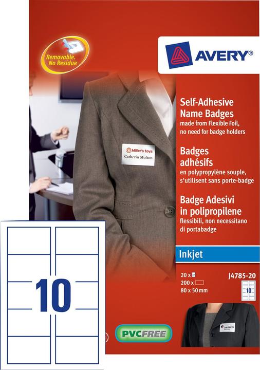 Image du produit Avery Étiquettes de nom