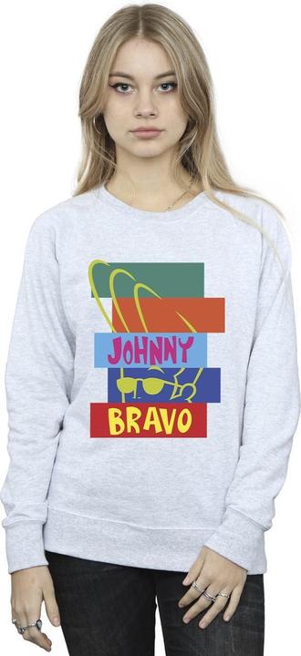 Image du produit Johnny Bravo - Sweat RECTANGLE POP ART - Femme (L)