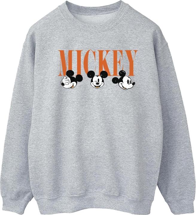 Actual product image Disney Womens/Ladies Mickey Mouse Faces Sweatshirt (XL)