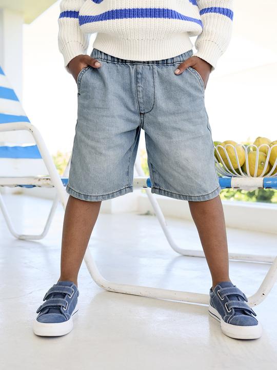 Immagine prodotto Vertbaudet Jungen Jeans-Shorts mit Schlupfbund Oeko-Tex
