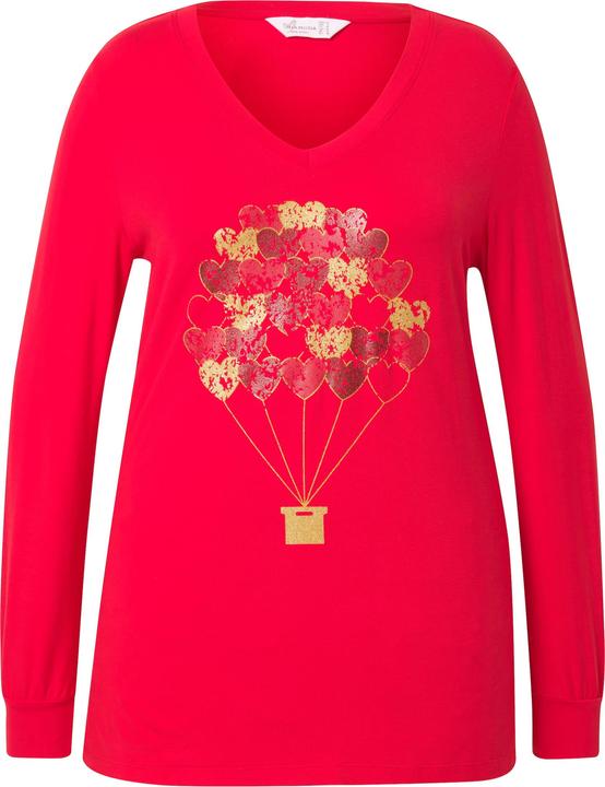 Produktbild Miamoda Langarmshirt, Classic Fit, Luftballons (44)