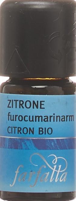 Image du produit Farfalla Huile essentielle Citron Bio pauvre en furocoumarine (5ml)