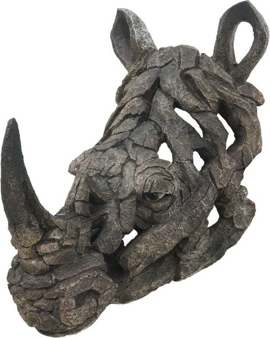 Produktbild Mendler Deko Schädel HWC-H41, Polyresin Indoor Outdoor - Nashornkopf 26cm