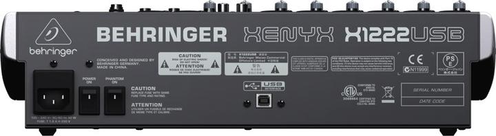 Actual product image Behringer Xenyx X1222usb (Studio- and Livemixer)