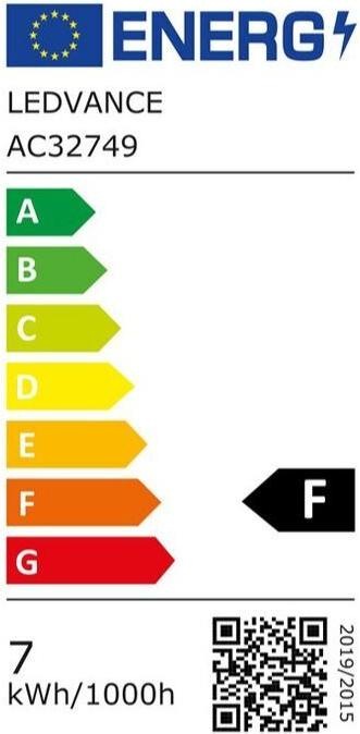 Energie-Label Osram Led Star Par16 (GU10, 6.90 W, 620 lm, 1 x, F)