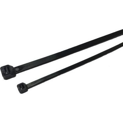 Rs Pro, Kabelbinder, Nylon 66 Kabelbinder Schwarz 8 mm x 450mm (Kunststoffkabelbinder, 450 mm, 100 Stk.)