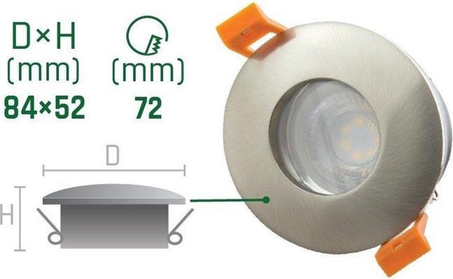 Produktbild OUTDOOR INGROUND SLIP001006 FIAL IV GU10 (GU10, IP65)
