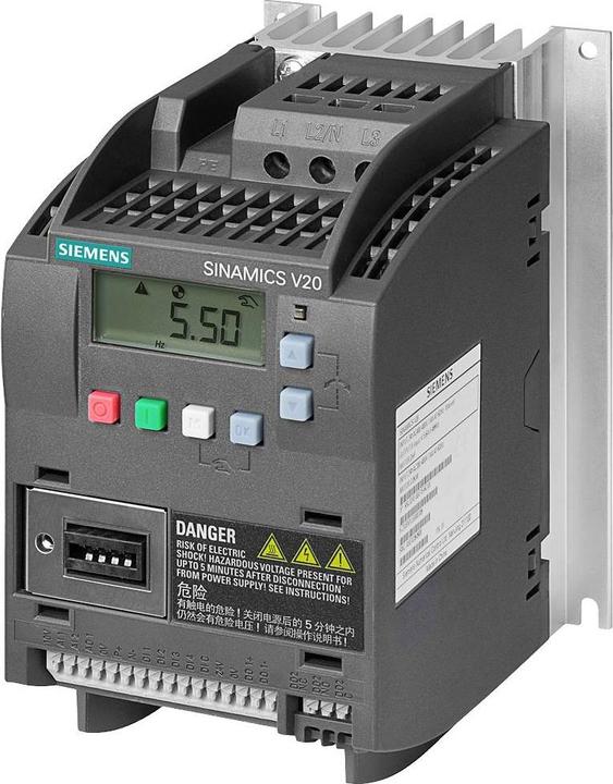Produktbild Siemens SINAMICS V20, 3AC400V 1.5KW UNFILTERED