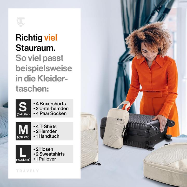 Produktbild Travely 5-teiliges Packwürfel-Set