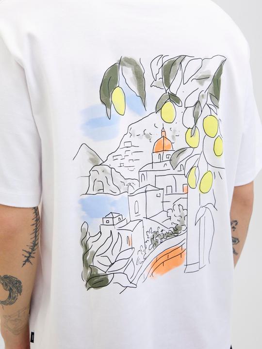 Image du produit Jack & Jones Gedruckt Rundhalsausschnitt T-shirt T-shirt (S)