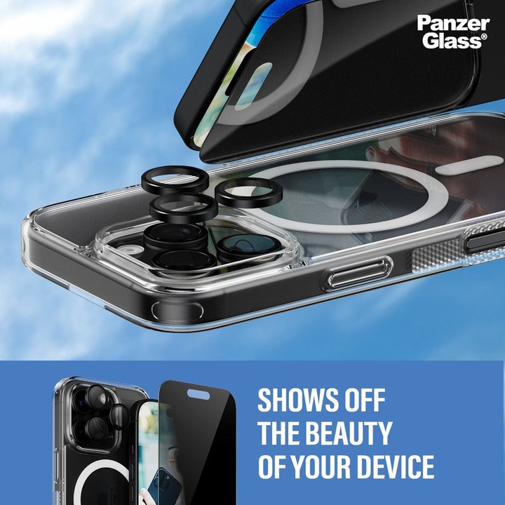 Actual product image PanzerGlass Privacy (1 Piece, Apple iPhone 16 Pro)