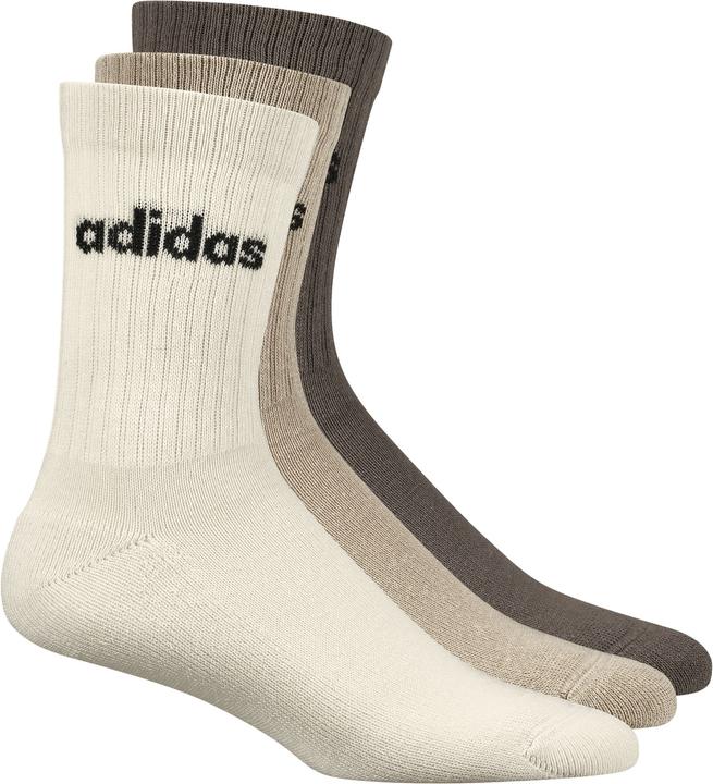 Produktbild Adidas Lin Crew 3er Pack Socken (3er Pack, 40 - 42)