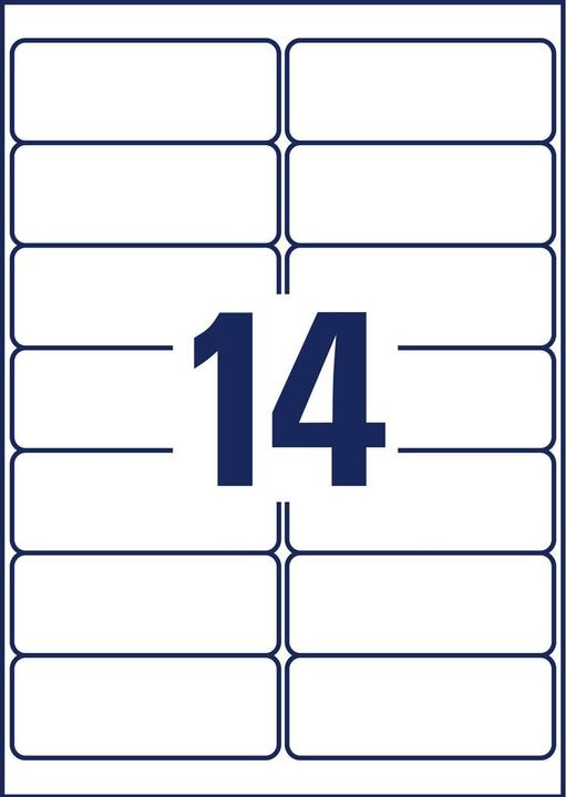 Actual product image Avery Address labels