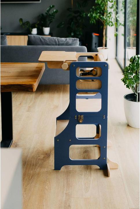 Image du produit Duck Woodworks klappbarer Lernturm und Hochstuhl