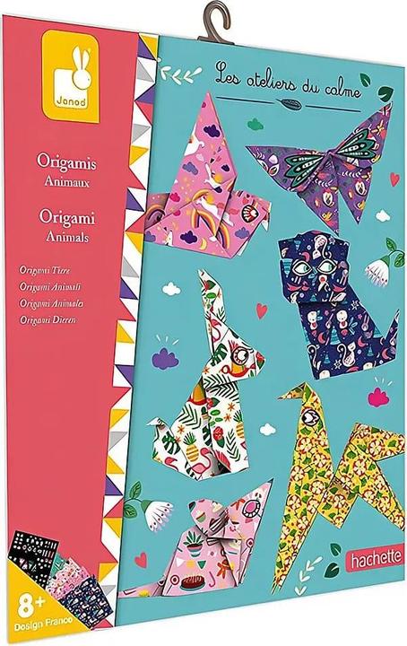 Actual product image Janod CreativeSet Origami Animals