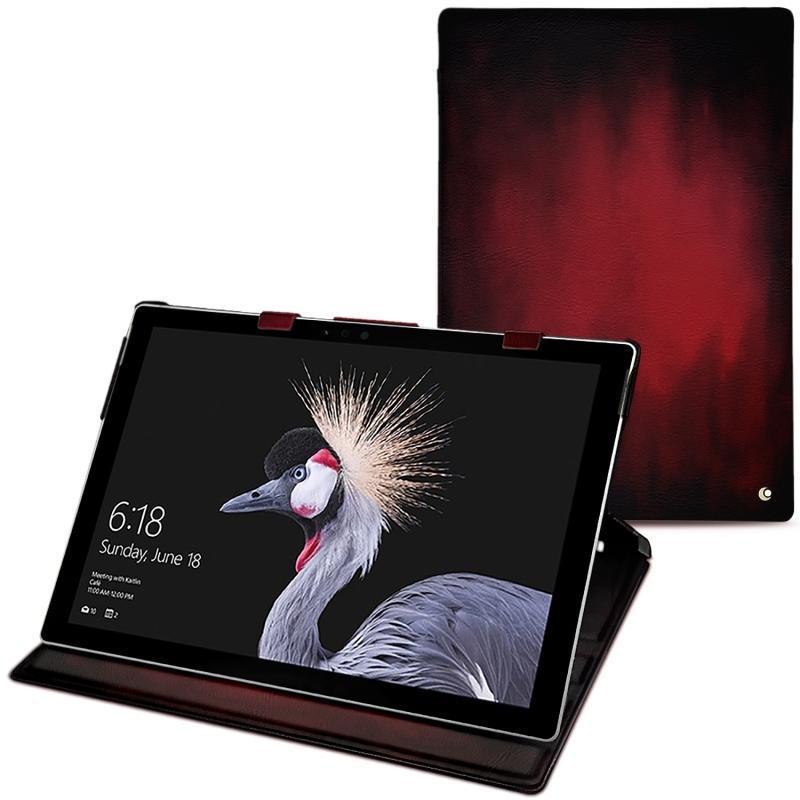 Noreve Lederschutzhülle (12.30", Microsoft), Notebooktasche, Rot