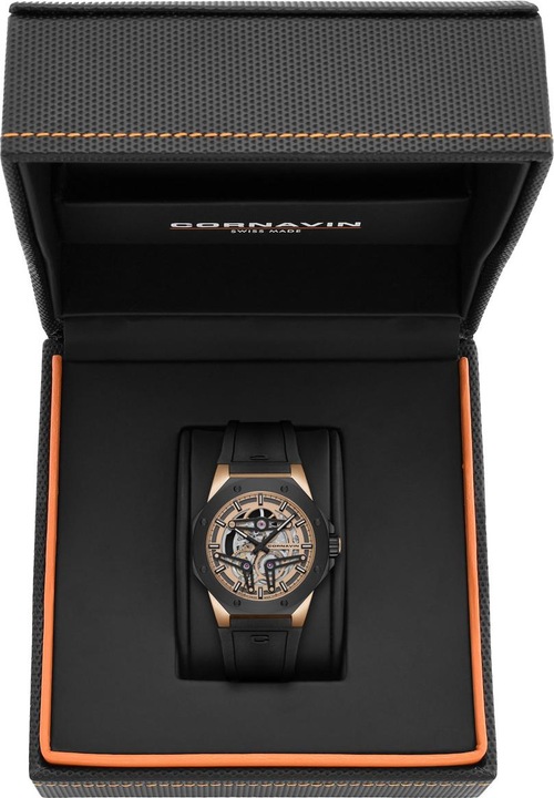 Actual product image Cornavin Downtown Skeleton Automatic (Analogue wristwatch, 42 mm)