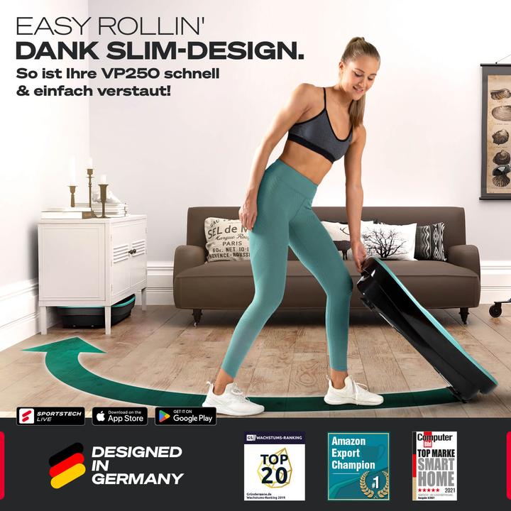 Image du produit Sportstech Vibrationsplatte VP250 Türkis