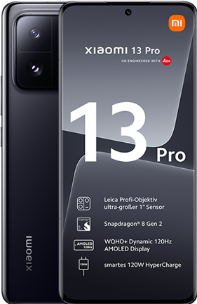 Xiaomi 13 Pro (512 GB, Ceramic Black, 6.73", Dual SIM, 50.30 Mpx, 5G)