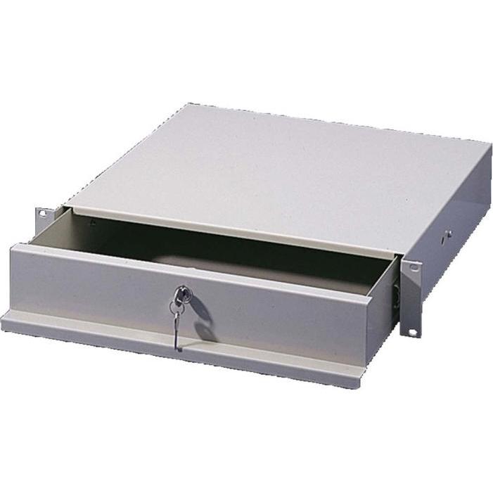Thumbnail - Rittal Drawer 2U for one 19 inch mounting level, Serverschrank Zubehör, Grau