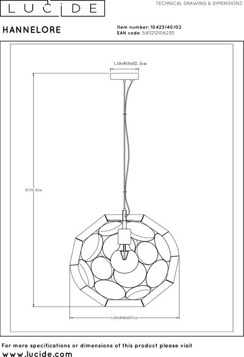 Produktbild Lucide Hannelore (E27)