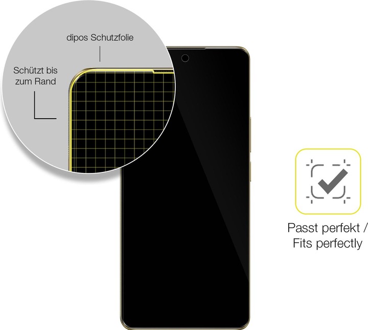 Produktbild Dipos 3D Full Cover Schutzfolie (1 Stück, Xiaomi 12 Pro 5G)