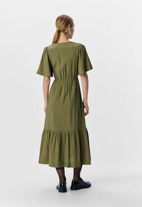 Produktbild Object V-Ausschnitt Maxikleid (38)