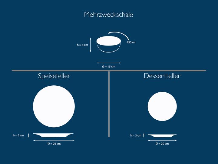 Actual product image CreaTable Nordic (12 pcs.)