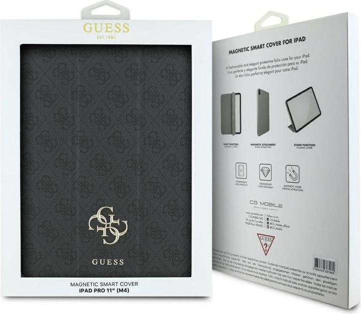 Immagine prodotto Guess 4G Big Logo Magnetic Case für Apple iPad Pro 11 (2024) - black (Apple iPad Pro 11 2024, Apple iPad Pro 11 2025)