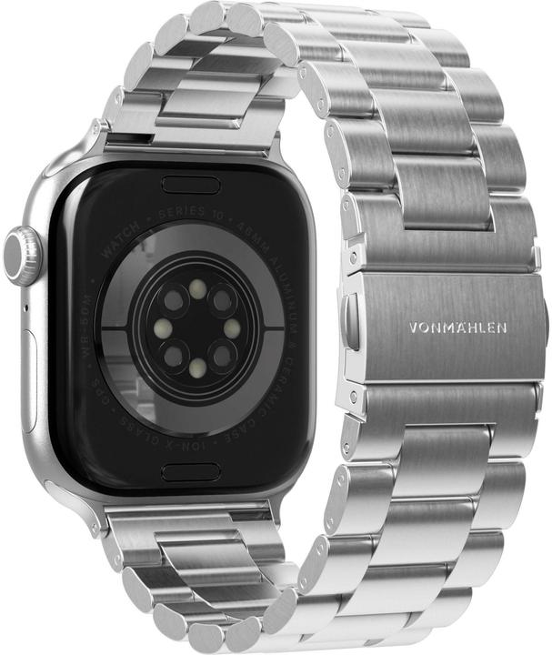 Actual product image Vonmählen Link Bracelet 2 silber 44 / 45 / 46 / 49 mm (44 mm, 316L stainless steel)