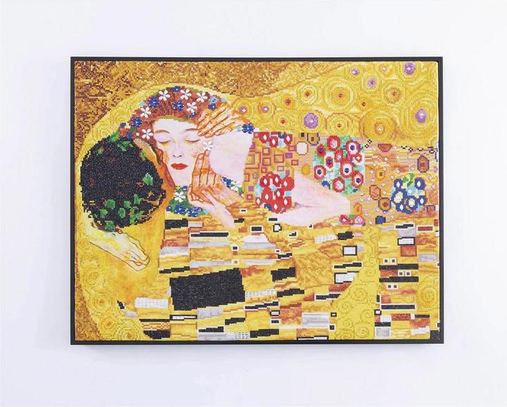 Actual product image Diamond Dotz Diamond Painting The Kiss (Klimpt)