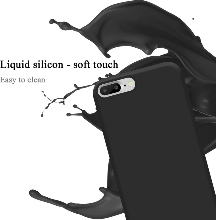 Produktbild Cadorabo TPU Liquid Silicone Case Cover (Apple iPhone 7 Plus, Apple iPhone 7s Plus, Apple iPhone 8 Plus)