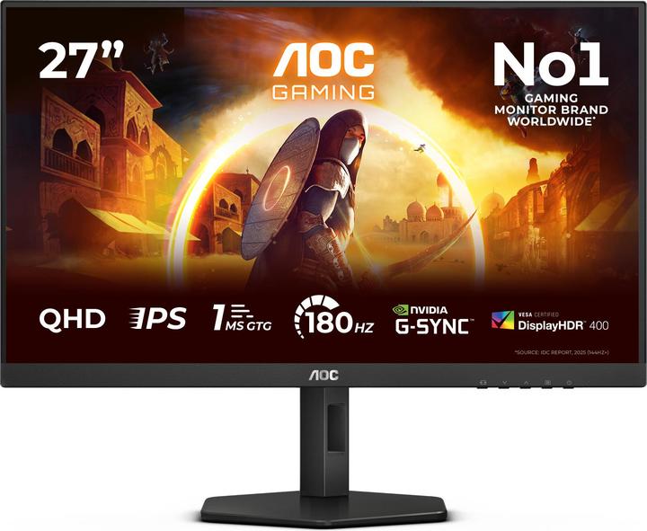 Actual product image AOC Q27G4X (2560 x 1440 pixels, 27")