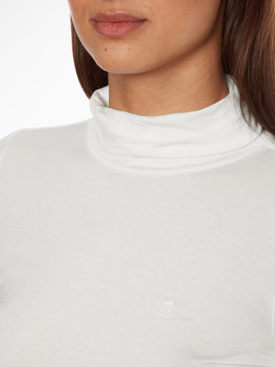 Immagine prodotto Tommy Hilfiger Maglia a collo alto da donna, maglia a collo alto sottile in morbido Tencel (S)