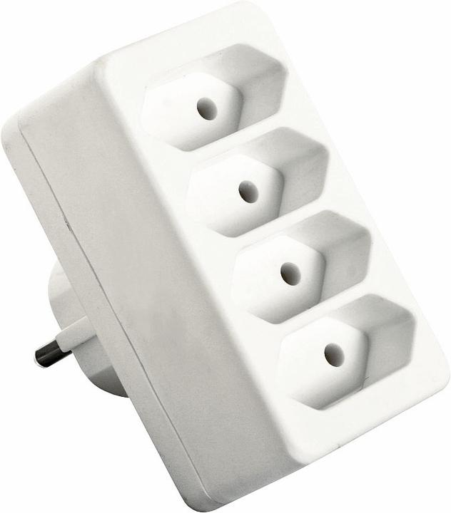 Actual product image As - Schwabe Euro socket (4x, CEE 7/16)