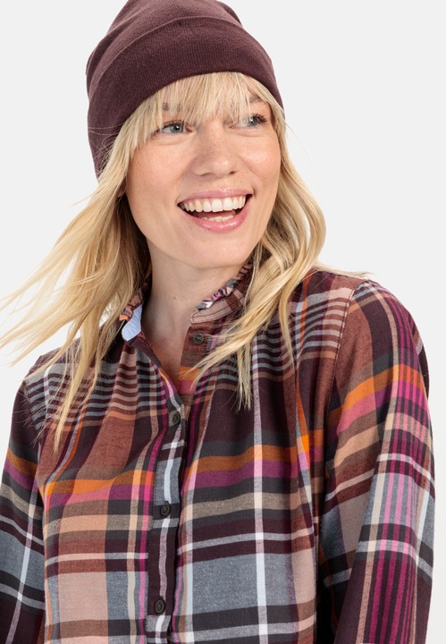 Actual product image Camel Active Check blouse with stand-up collar (XL)