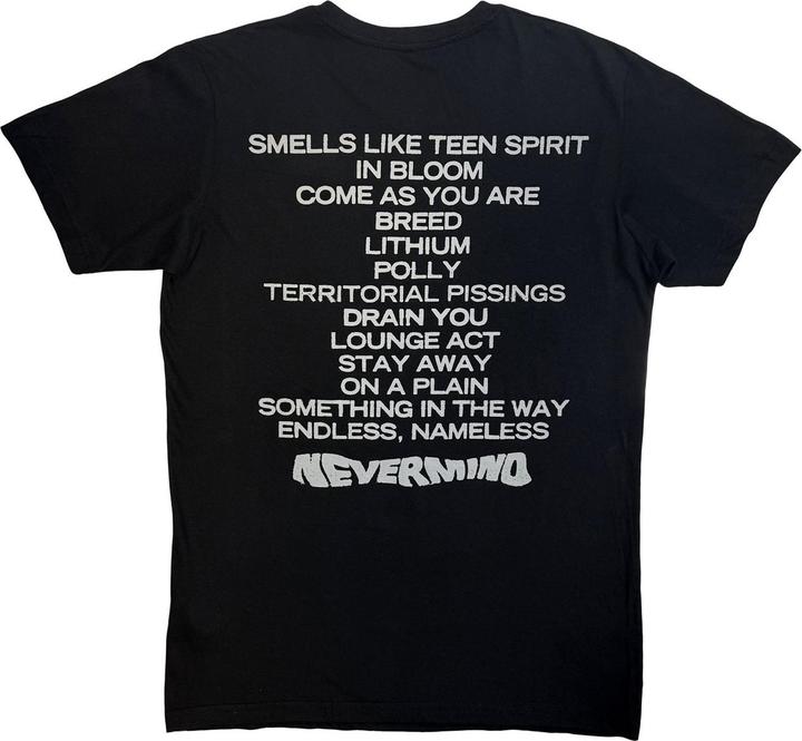 Produktbild Nirvana Nevermind Tracklist TShirt (L)