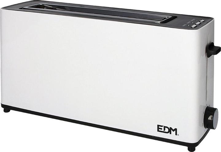 EDM Toaster 07639 White Design 900 W