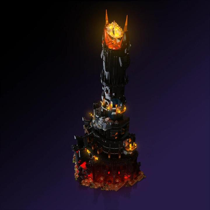 Light my bricks LMB 2.0 LED Licht Set für LEGO 10333 Der Herr der Ringe: Barad-dûr
