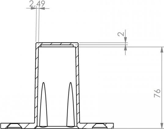 Produktbild Quik Lok SC/235 Aluminium-Lautsprecherflansch
