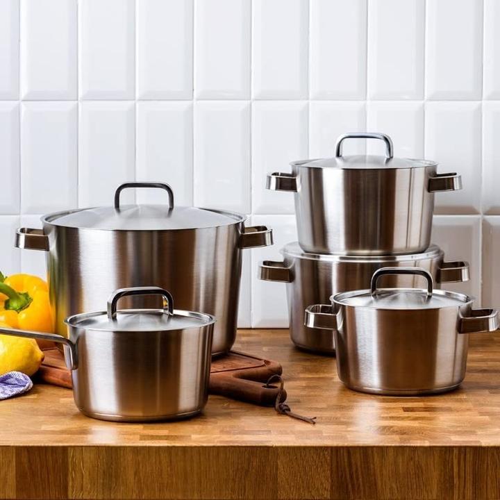 Produktbild BK Conical+ Kookpannenset - 5 delig - RVS (16 cm, Pfannenset + Topfset, Edelstahl)